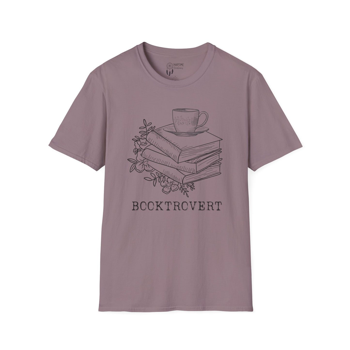 Book Lover's Unisex Softstyle T-Shirt - Cozy Reads Design