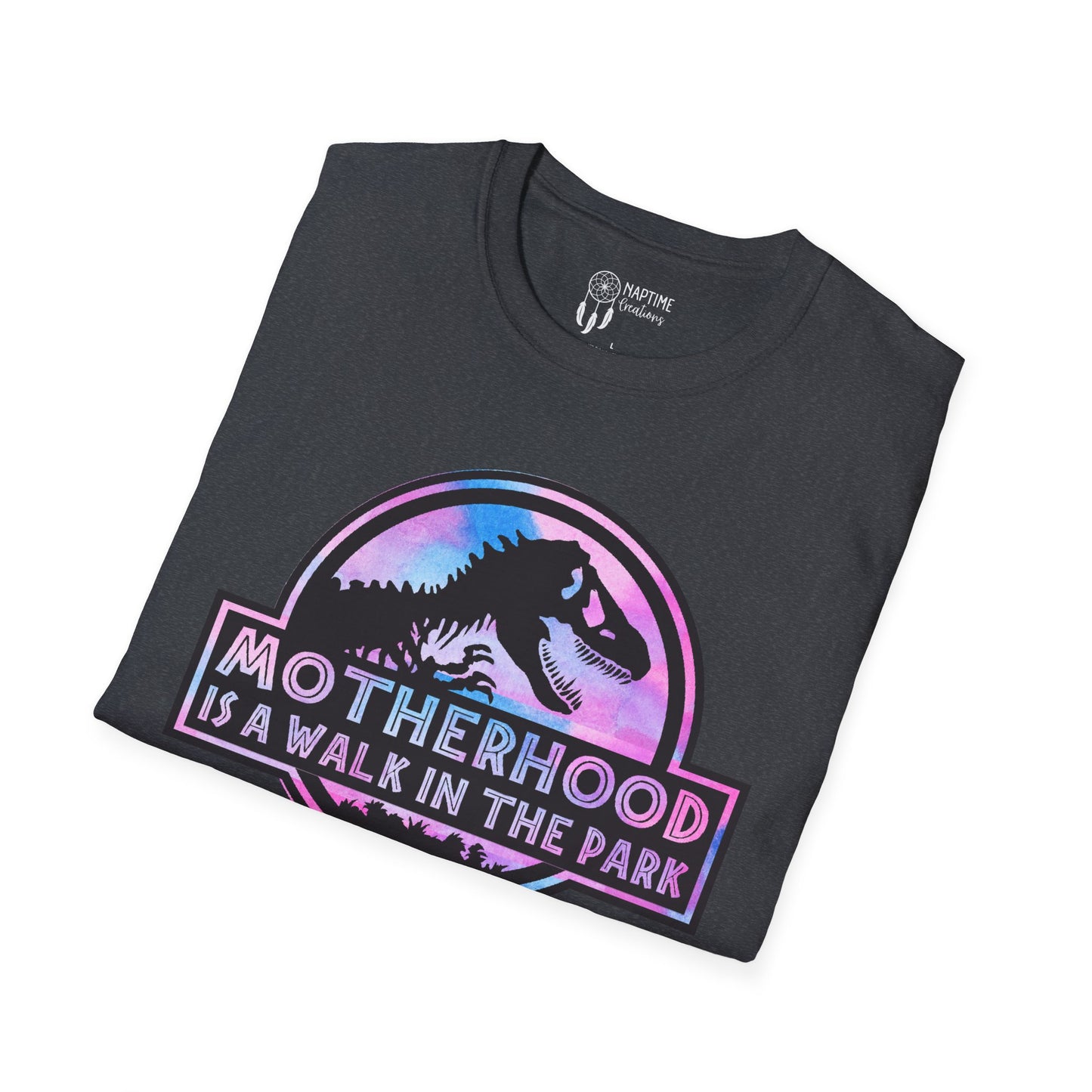 Dinosaur-Themed Motherhood T-Shirt - Fun & Comfortable Unisex Design