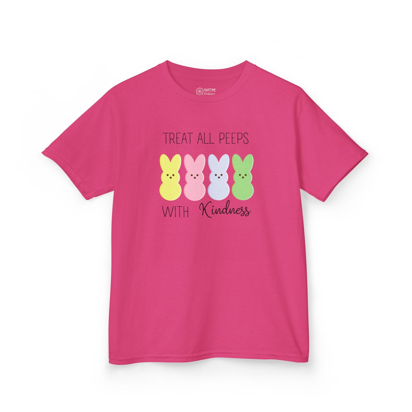 Kids Tee - Treat All Peeps with Kindness - Spring & Easter Shirt