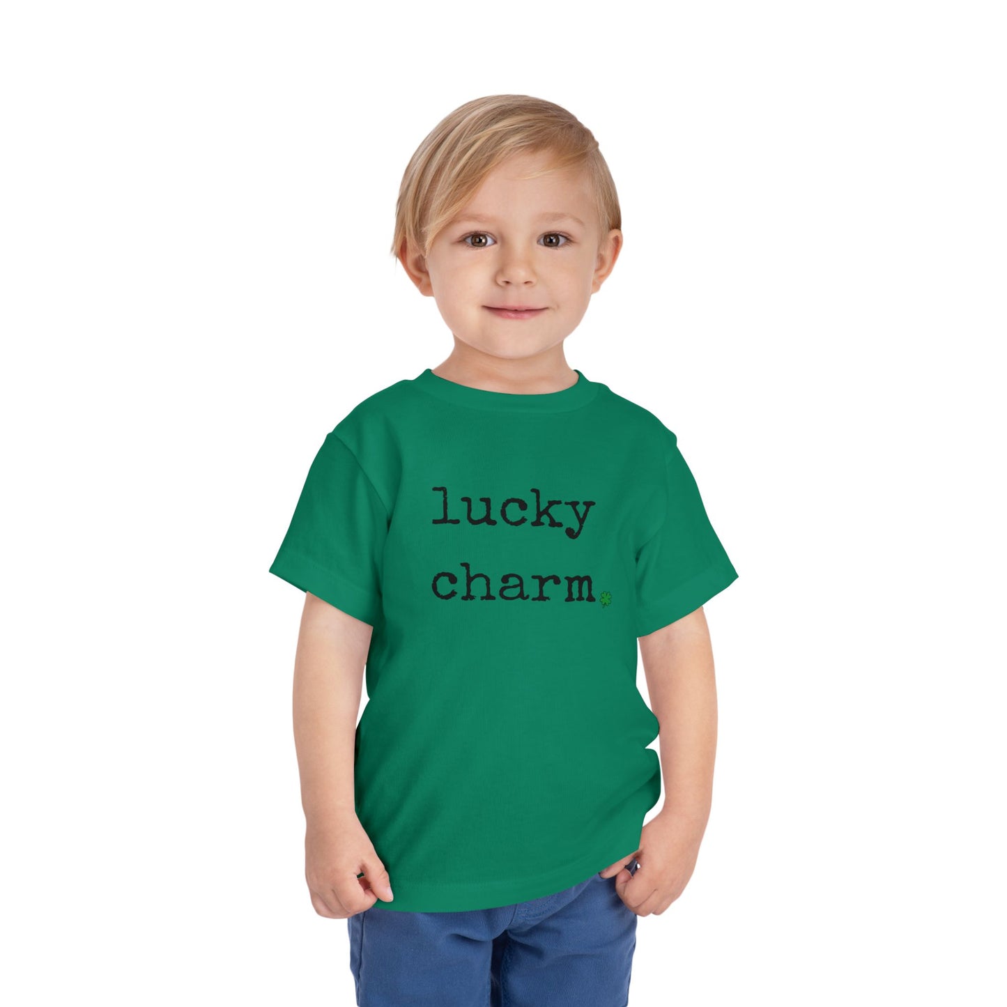 Toddler Short Sleeve Tee - Lucky Charm - Perfect for St. Patrick's Day and Everyday Wear