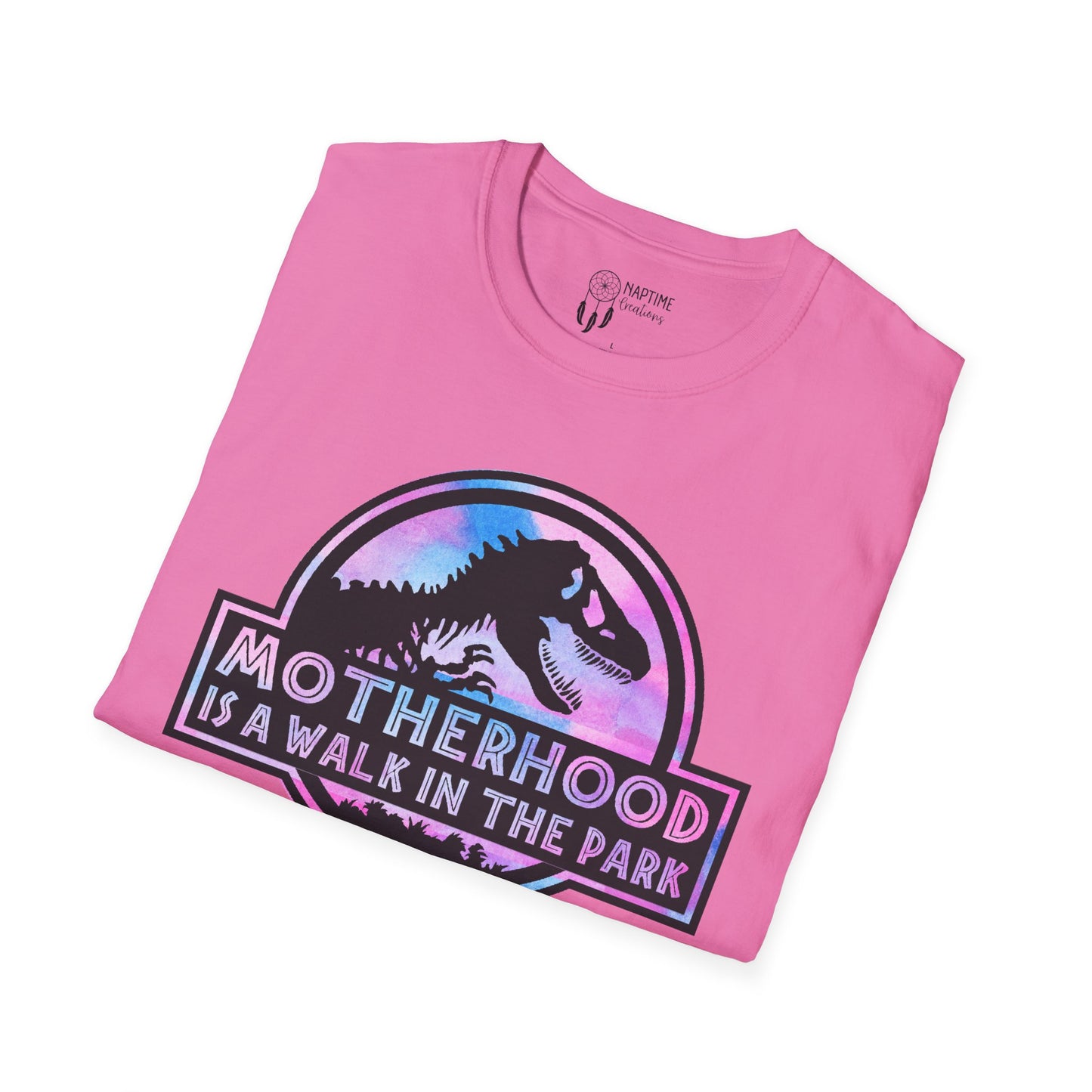 Dinosaur-Themed Motherhood T-Shirt - Fun & Comfortable Unisex Design