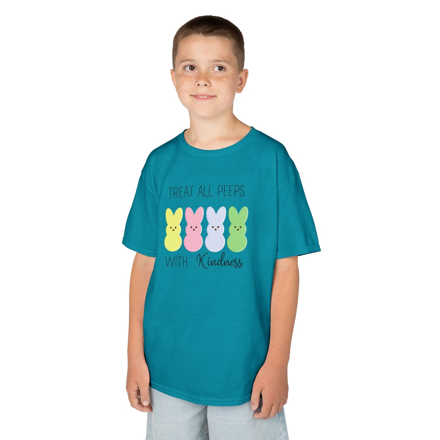 Kids Tee - Treat All Peeps with Kindness - Spring & Easter Shirt