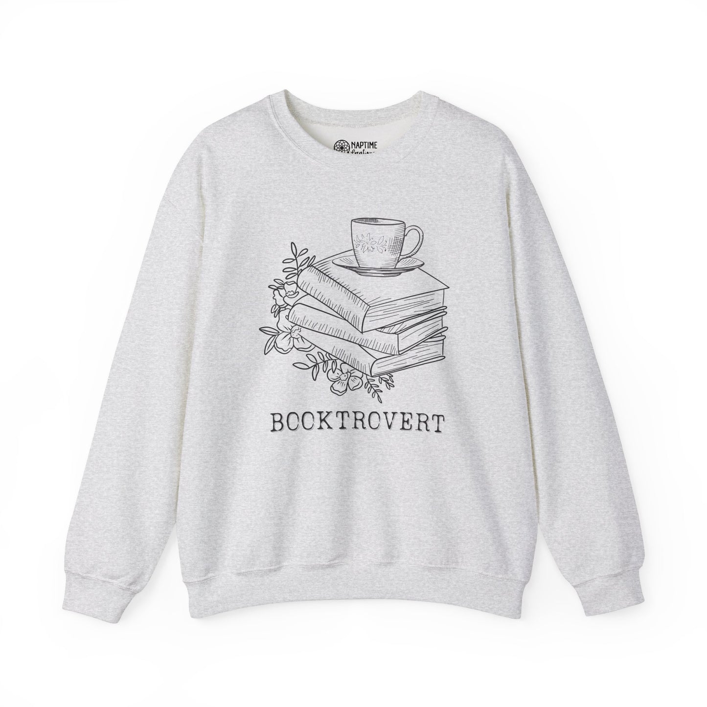 Book Lover's Cozy Crewneck Sweatshirt - Perfect Gift for Introverted Book Lover