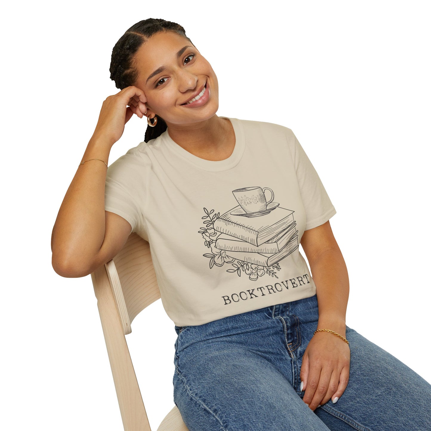 Book Lover's Unisex Softstyle T-Shirt - Cozy Reads Design
