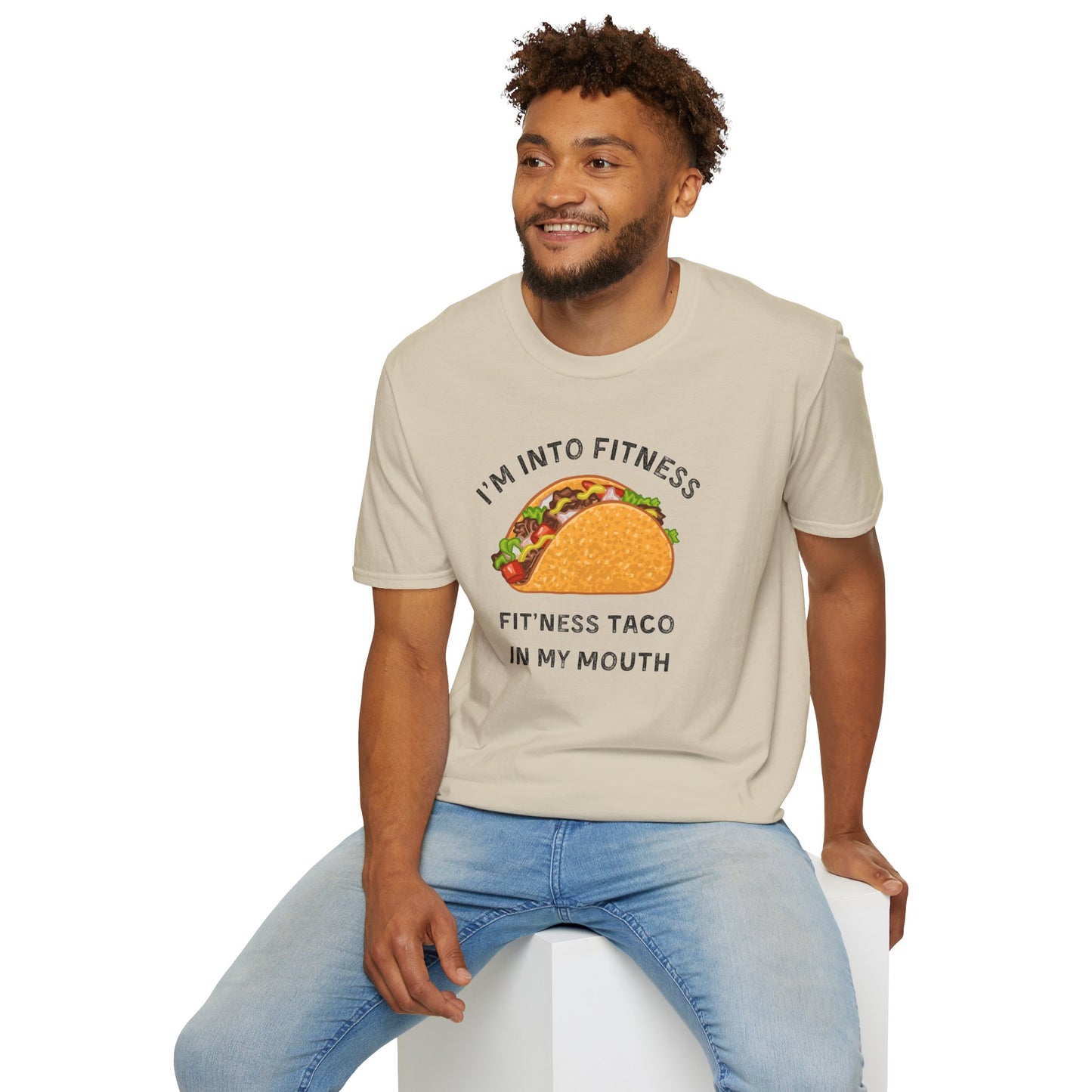 Funny Taco Fitness Unisex T-Shirt - Perfect for Foodies and Gym Enthusiasts