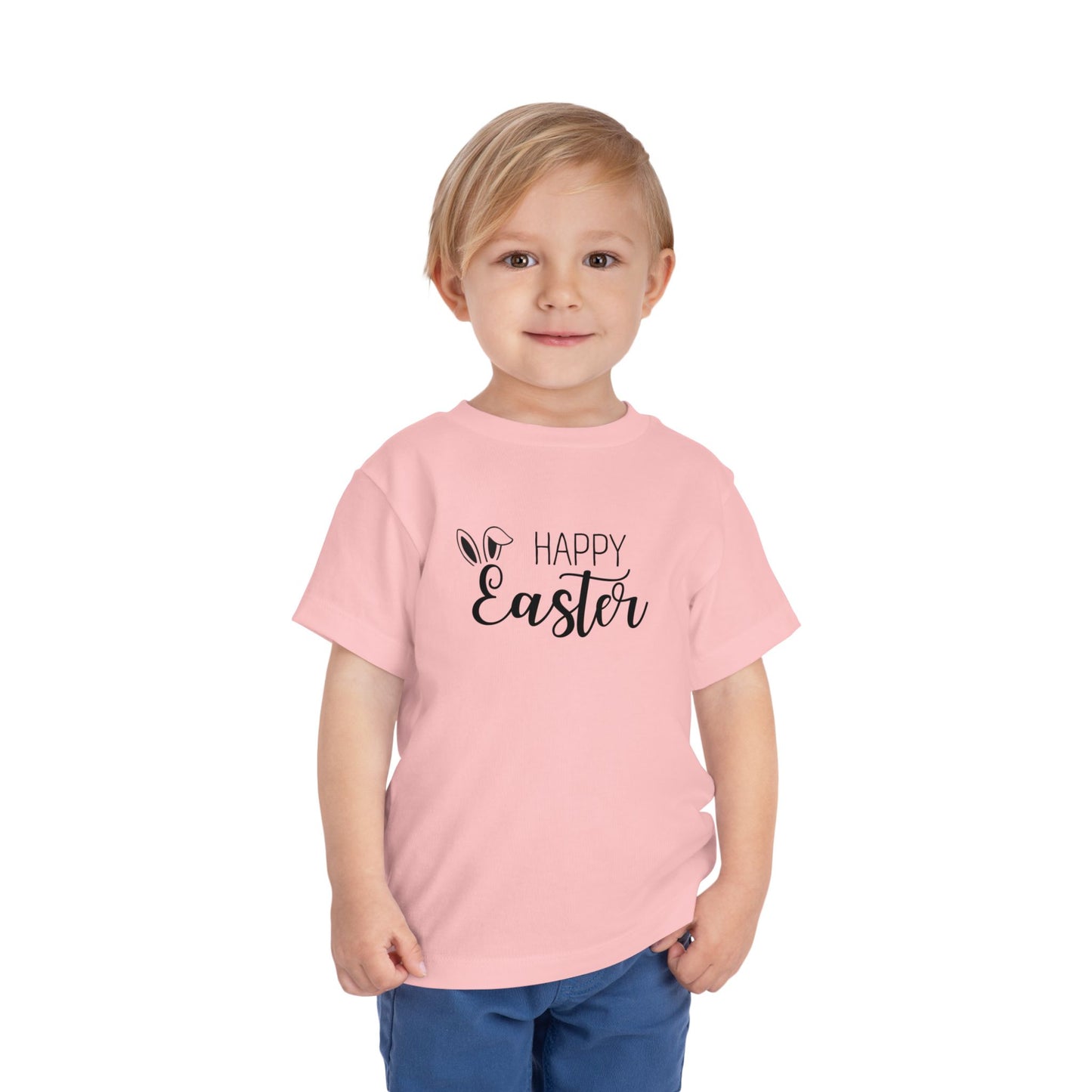 Toddler Short Sleeve Tee - Happy Easter Design