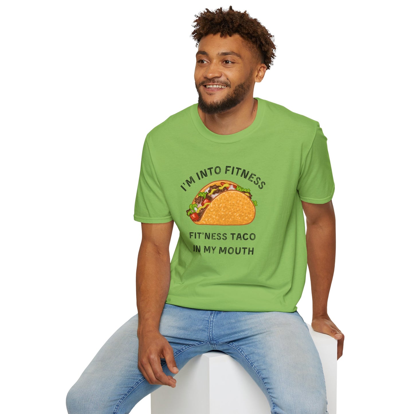 Funny Taco Fitness Unisex T-Shirt - Perfect for Foodies and Gym Enthusiasts