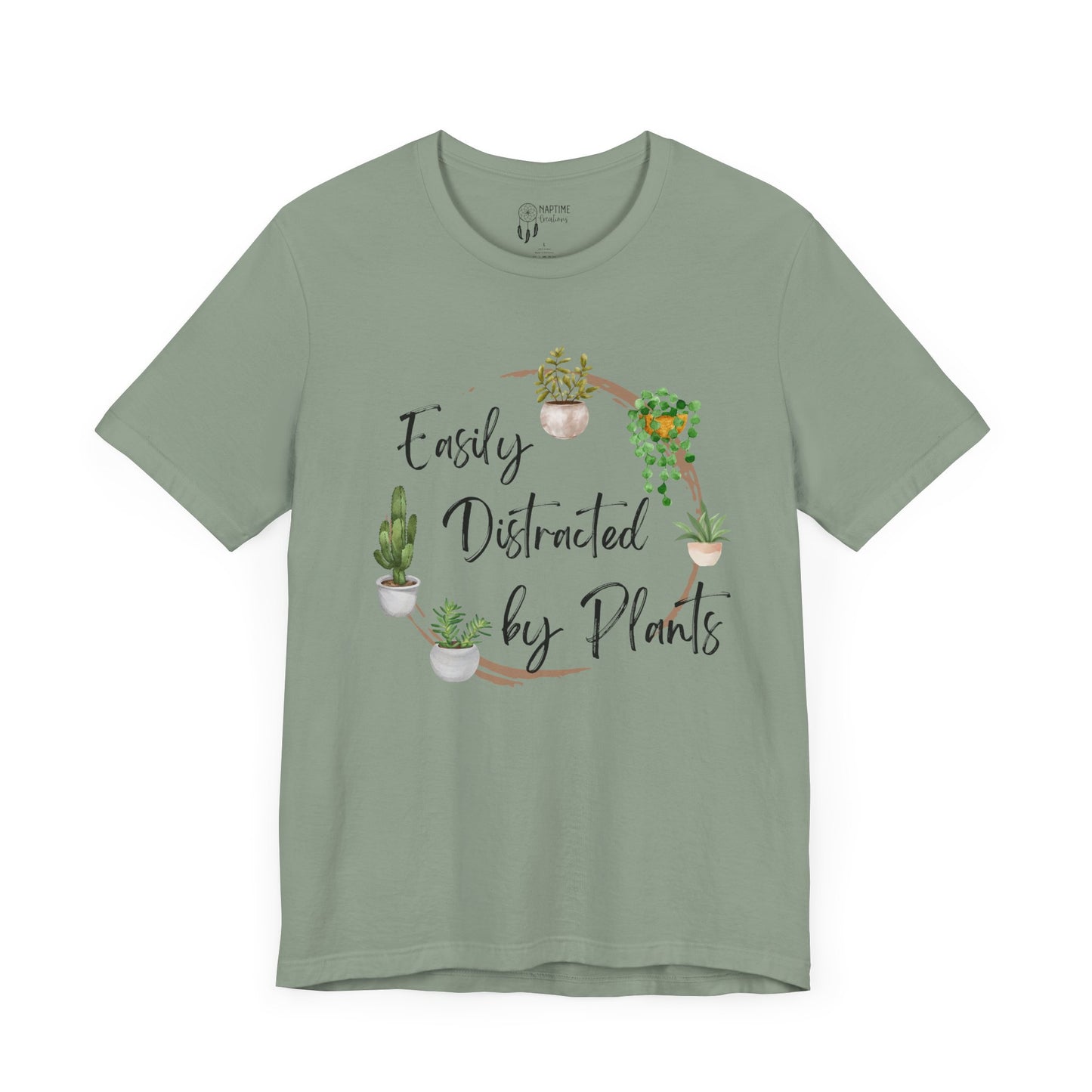 Easily Distracted by Plants Unisex Tee - Perfect for Plant Lovers