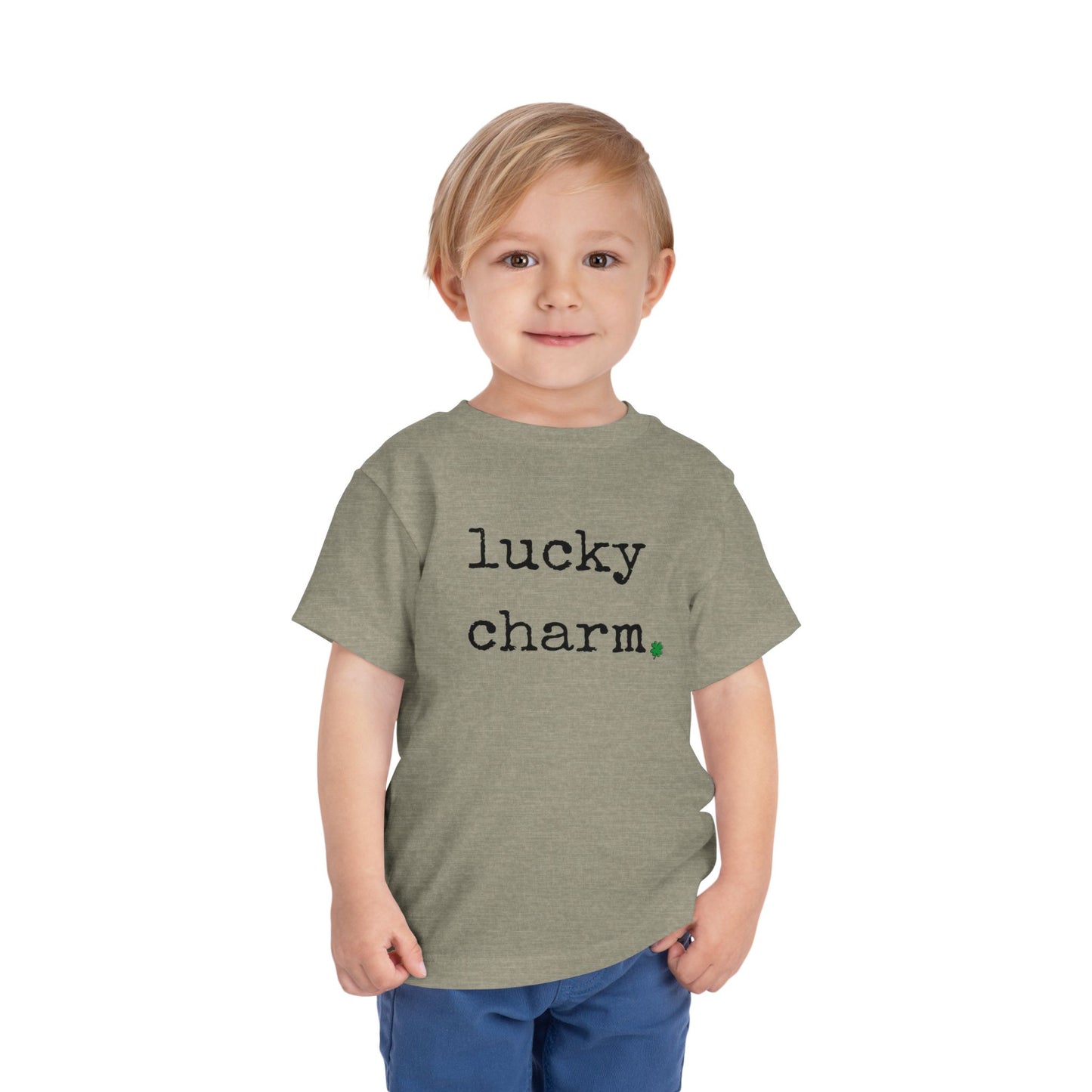 Toddler Short Sleeve Tee - Lucky Charm - Perfect for St. Patrick's Day and Everyday Wear