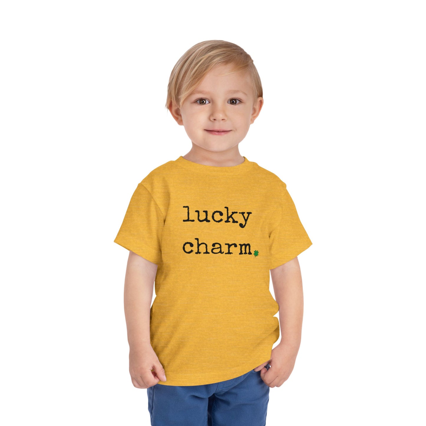 Toddler Short Sleeve Tee - Lucky Charm - Perfect for St. Patrick's Day and Everyday Wear