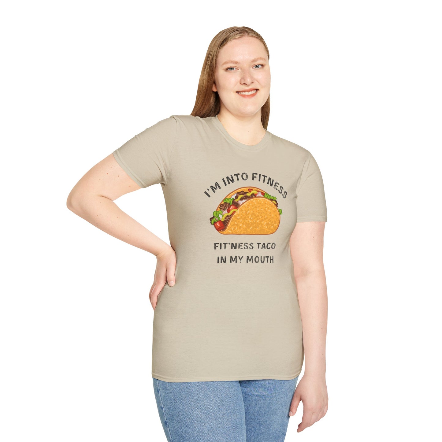 Funny Taco Fitness Unisex T-Shirt - Perfect for Foodies and Gym Enthusiasts