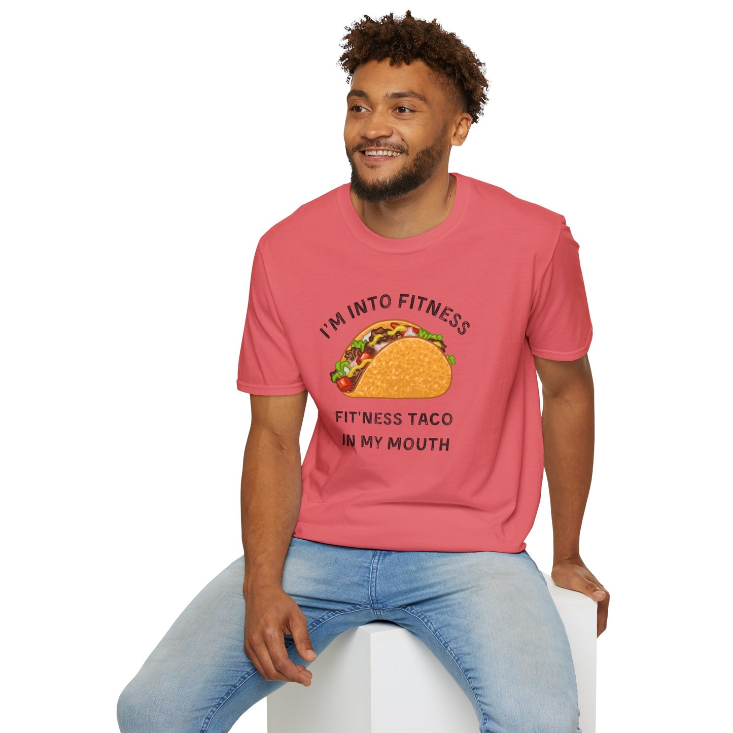 Funny Taco Fitness Unisex T-Shirt - Perfect for Foodies and Gym Enthusiasts