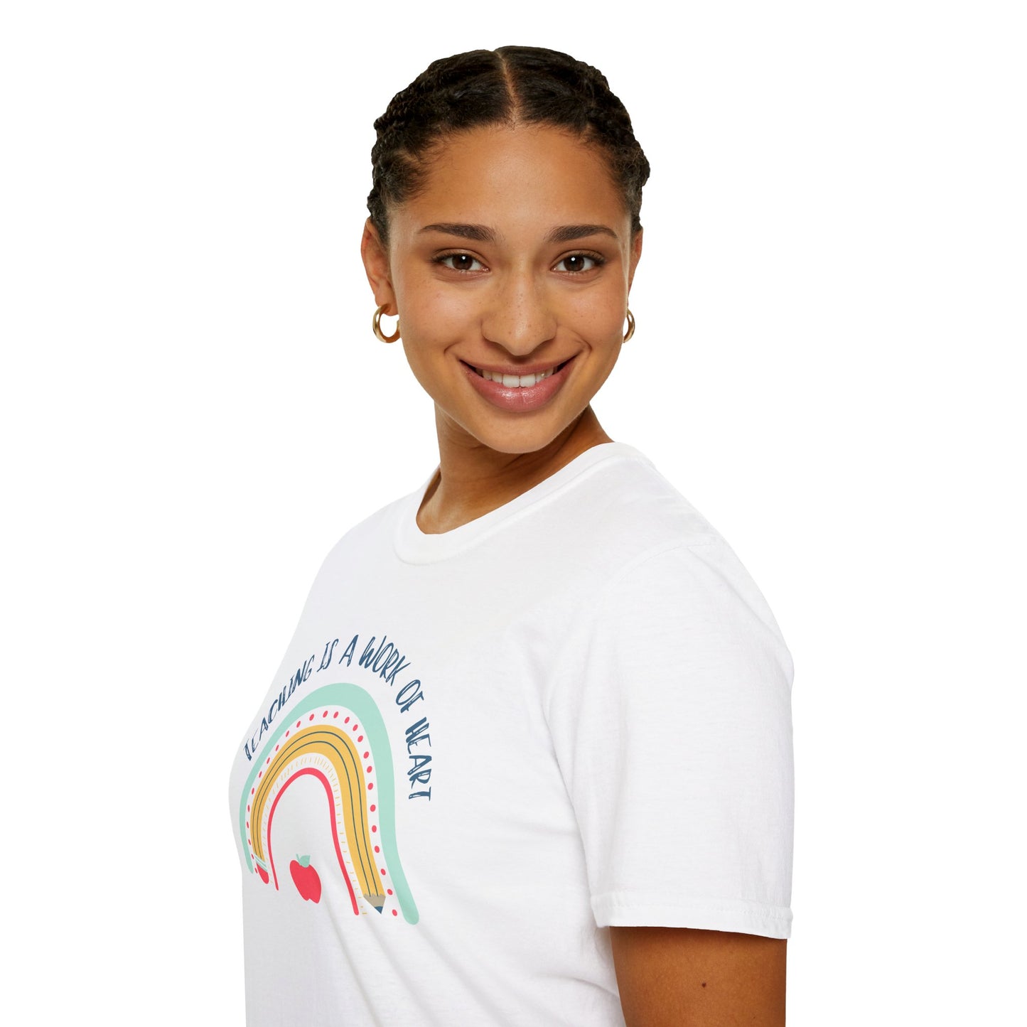 Teaching is a Work of Heart Unisex T-Shirt - Perfect Gift for Educators