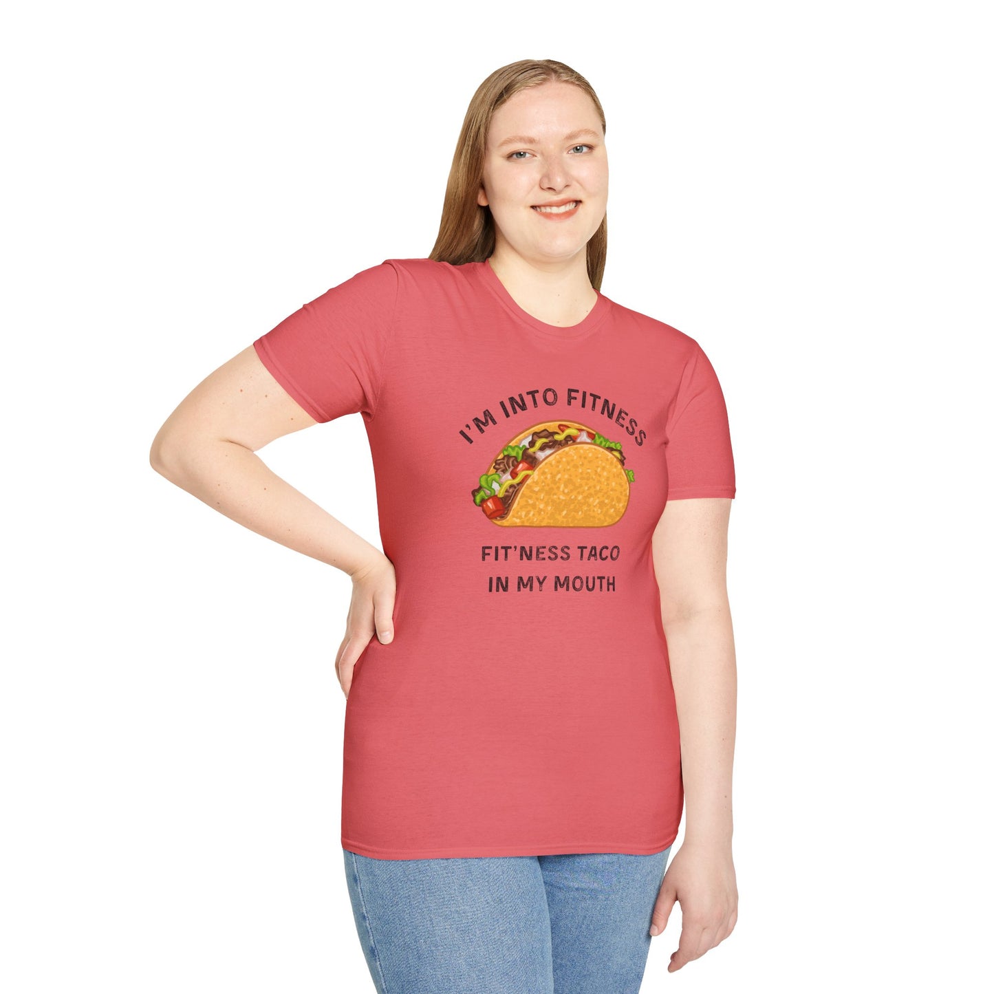 Funny Taco Fitness Unisex T-Shirt - Perfect for Foodies and Gym Enthusiasts