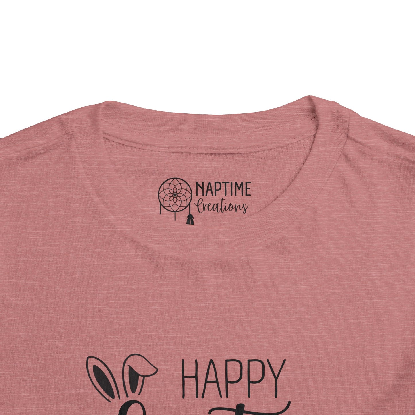 Toddler Short Sleeve Tee - Happy Easter Design