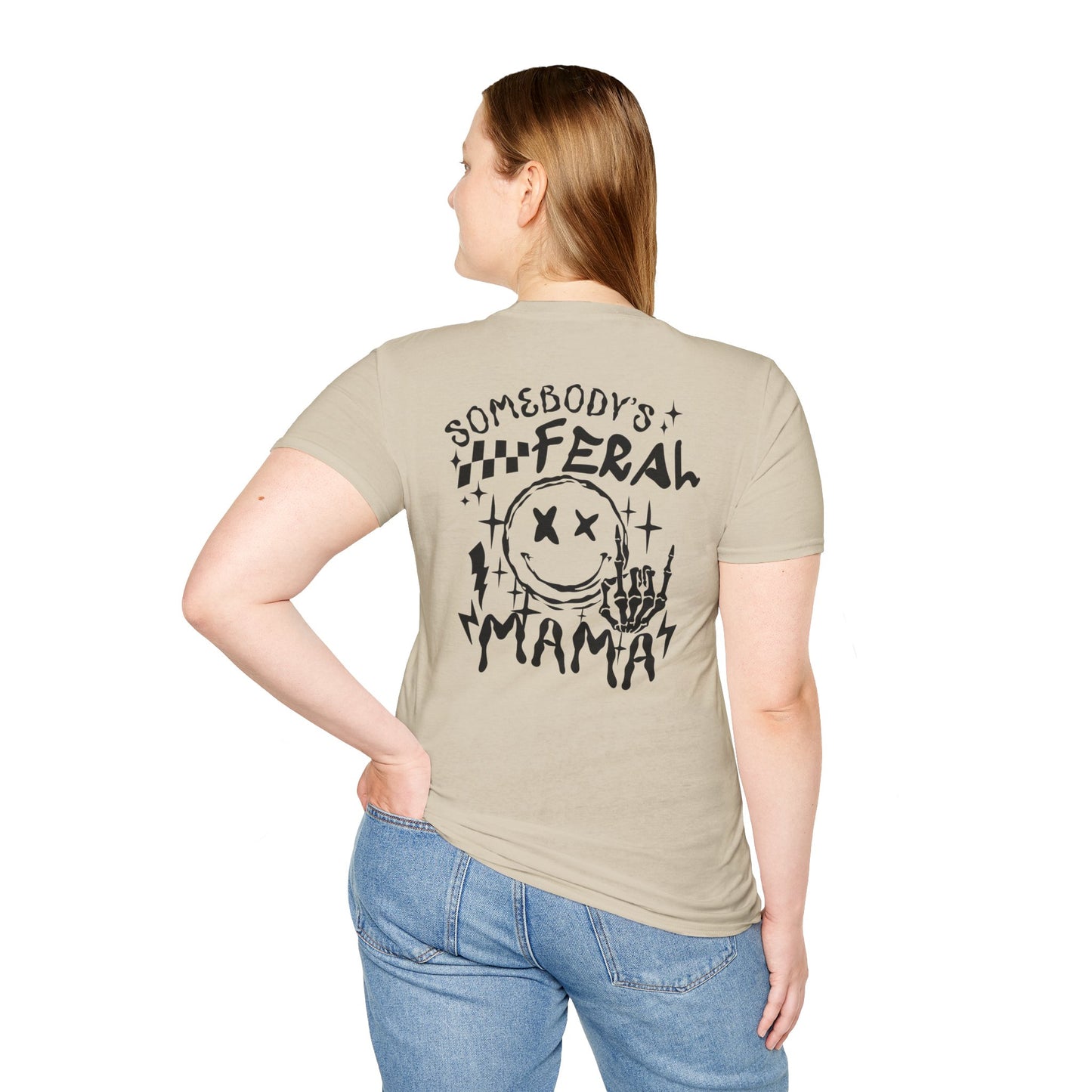 Feral Mama Unisex Softstyle T-Shirt