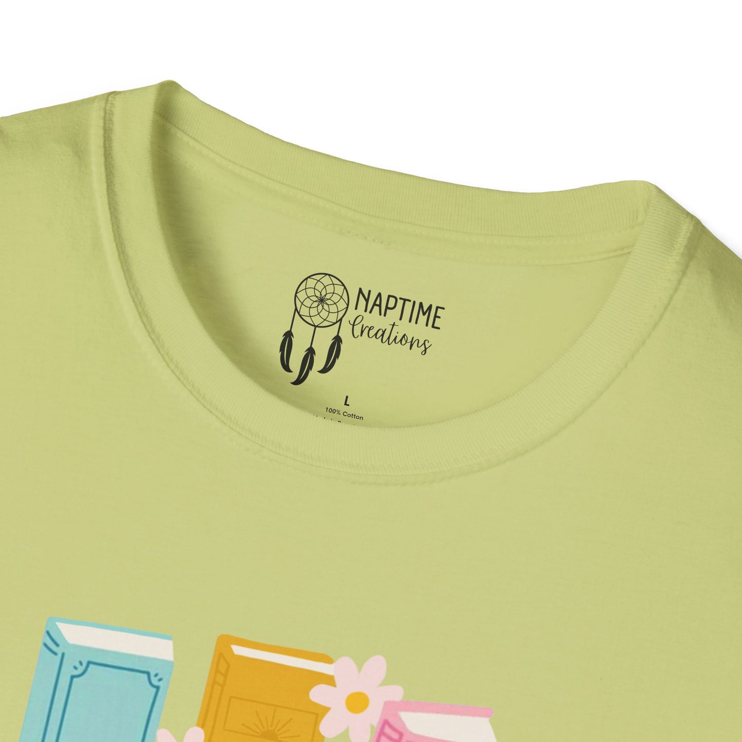 Summer Reading Unisex Softstyle T-Shirt - "Booked for the Summer"