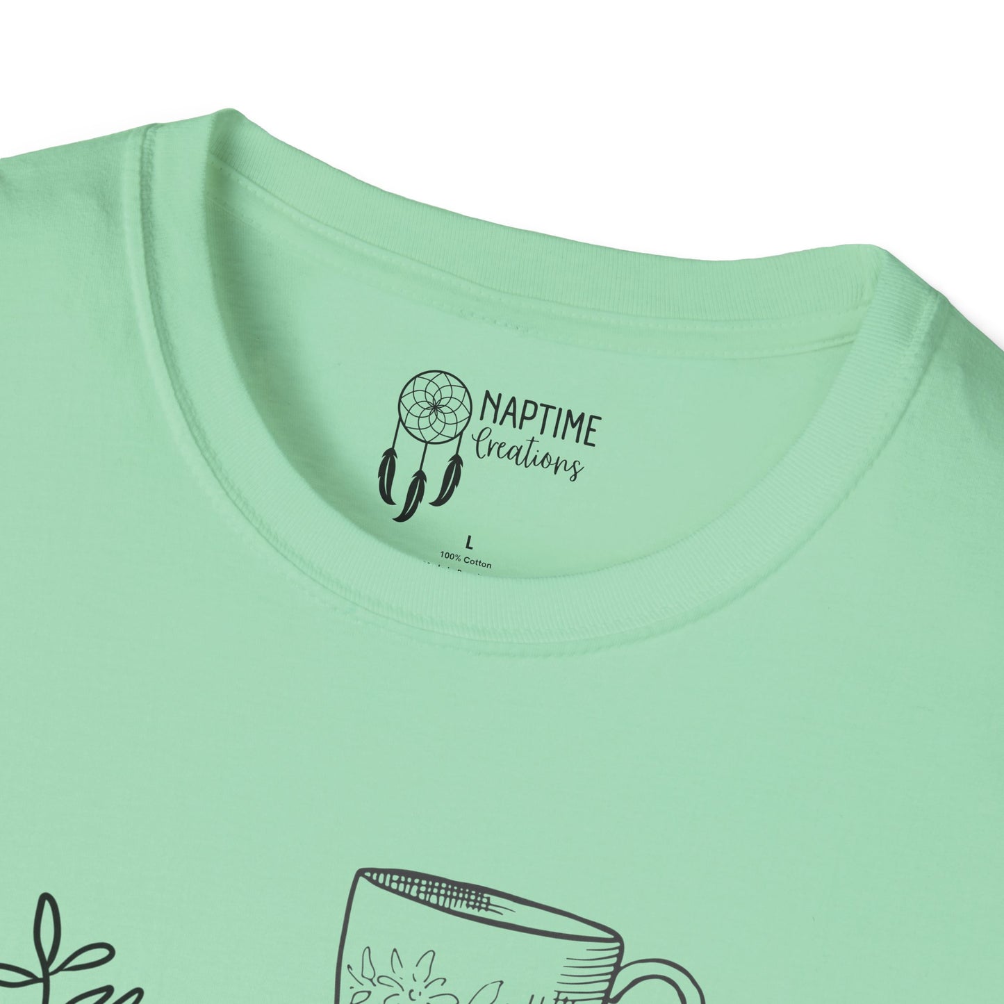 Book Lover's Unisex Softstyle T-Shirt - Cozy Reads Design