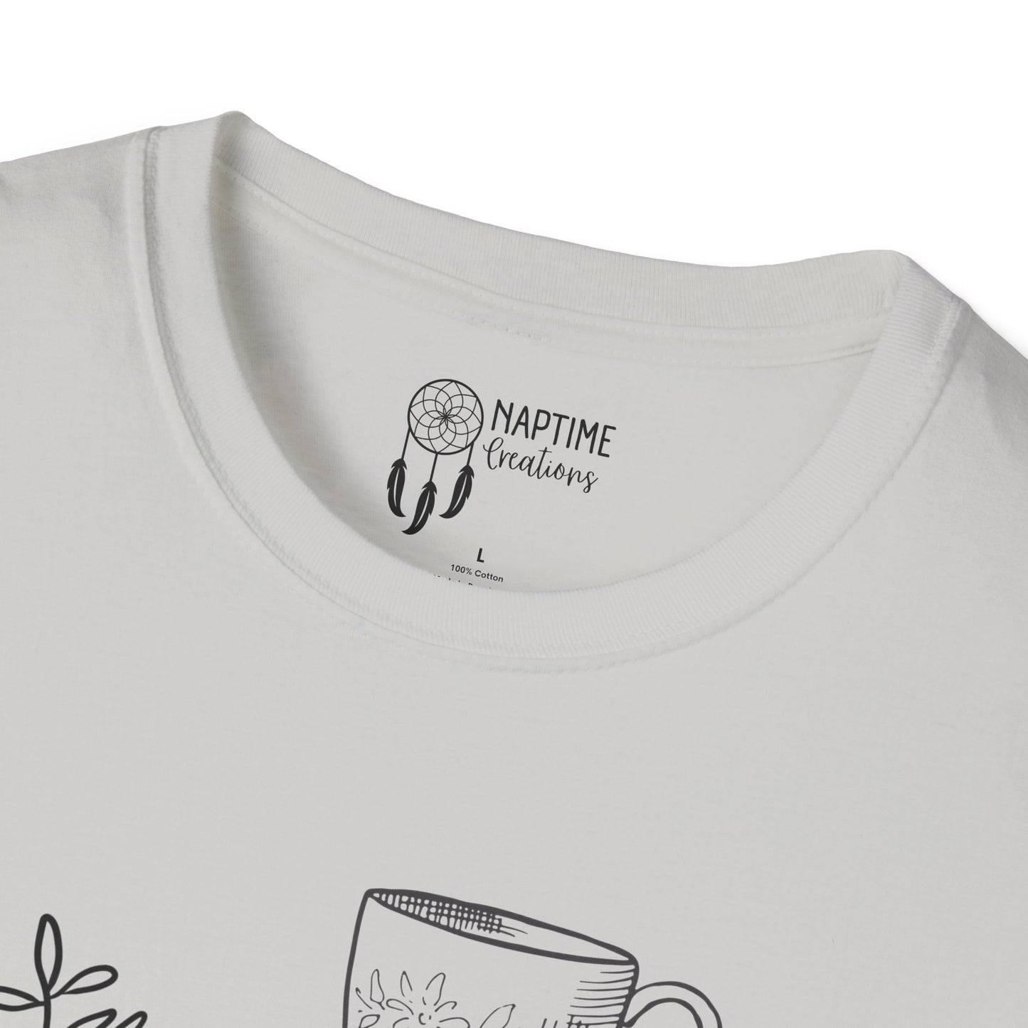Book Lover's Unisex Softstyle T-Shirt - Cozy Reads Design