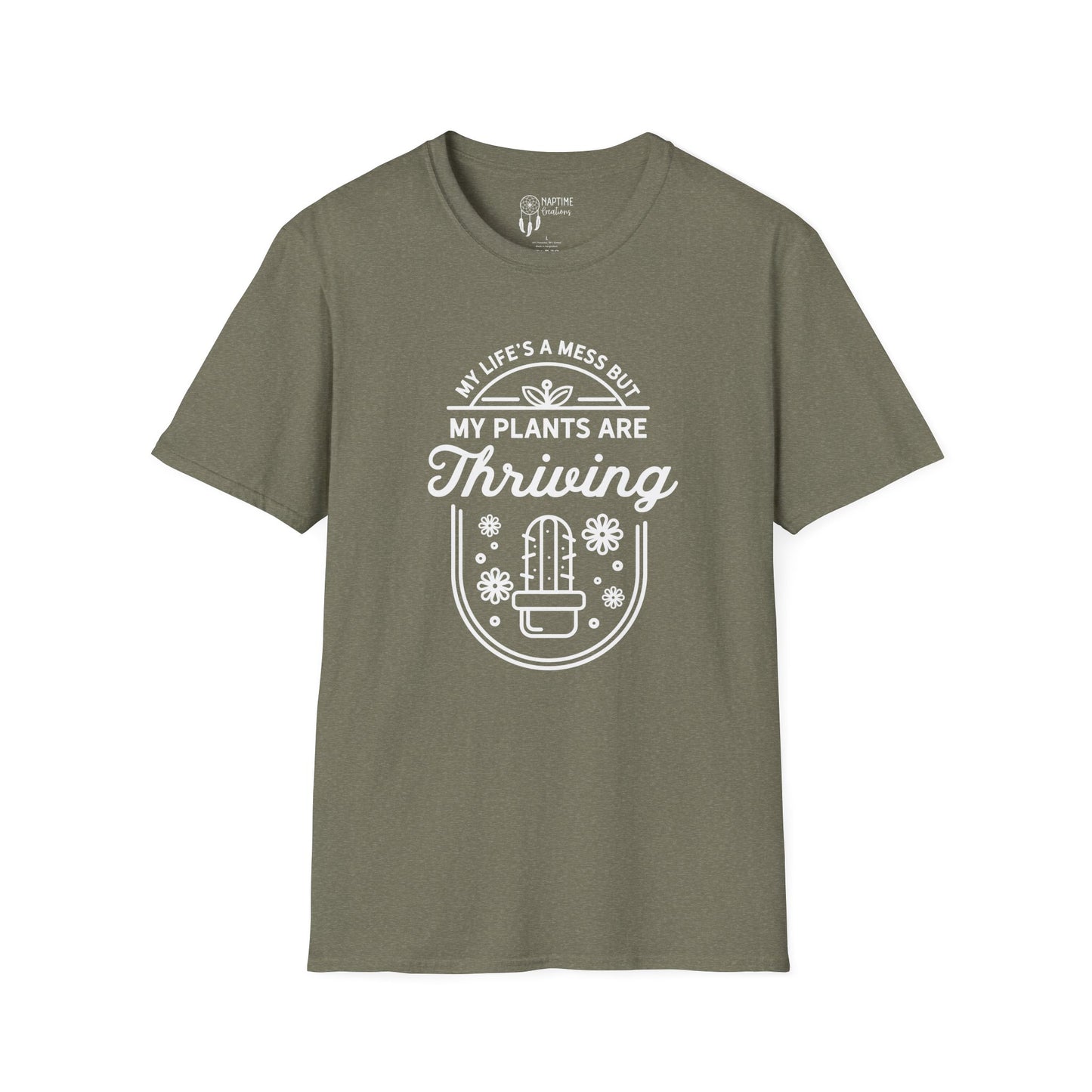 My Plants Are Thriving Unisex Softstyle T-Shirt – Plant Lover