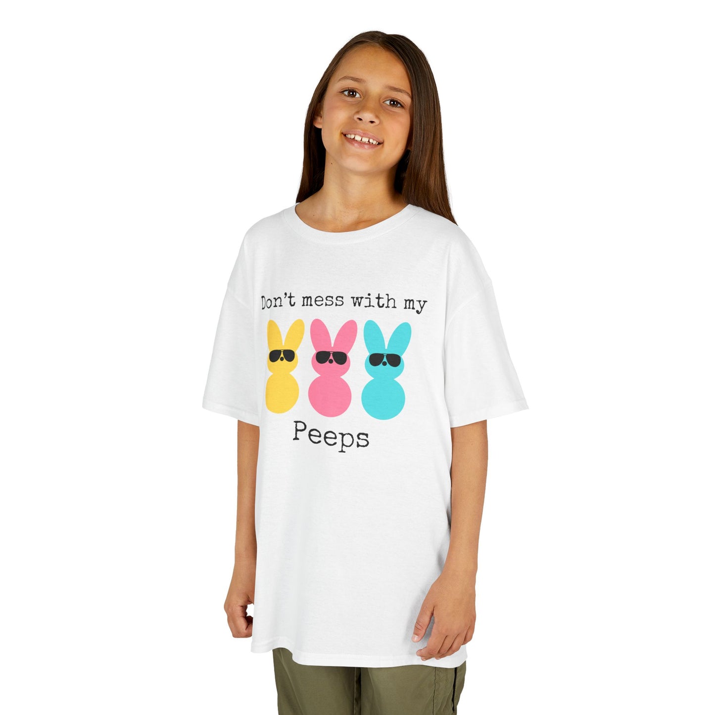 Don’t Mess With My Peeps Kids Heavy Cotton™ Tee l Perfect for Easter