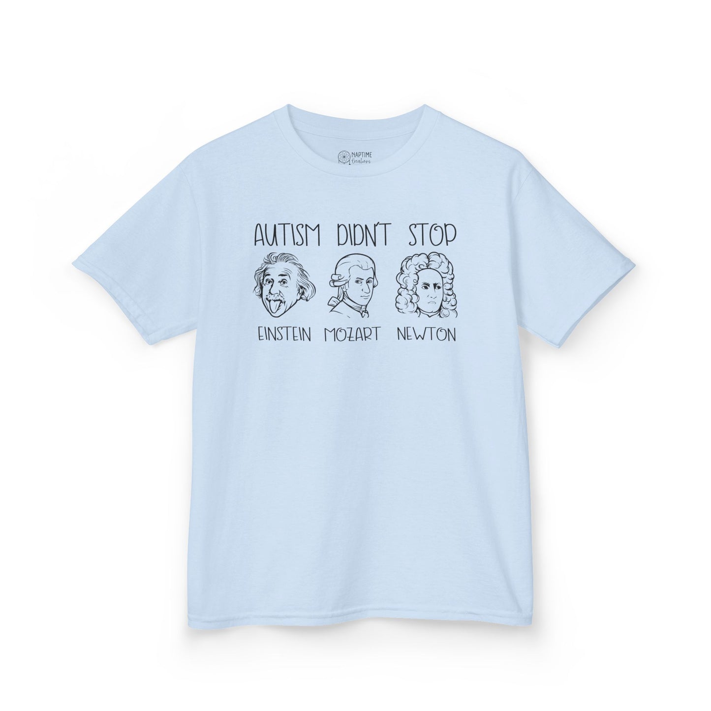 Kids Autism Awareness Tee - 'Autism Didn't Stop' Inspirational Shirt